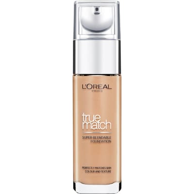 L'Oréal Paris True Match Vloeibare Foundation met SPF en Hyaluronzuur 30 ml (Verschillende Tinten) - 8W Golden Cappuccino