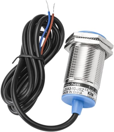 Dailygoody - Inductieve nabijheidssensor - 10mm detectieafstand - Automatische werking - Blauw - AC normaal open - Geschikt voor panelmontage - Ideaal...