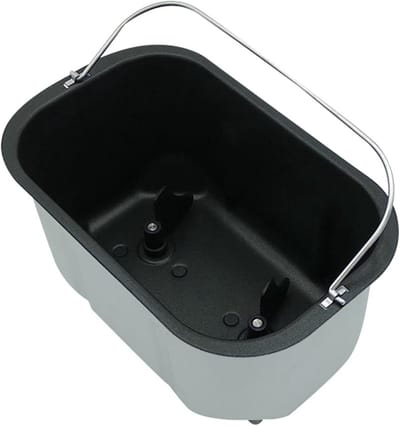 Broodmachine Bakvorm - Broodbak emmer - Brood Bakken - Dubbele Mengarmen - 248 x 155 x 157 mm - Zwart