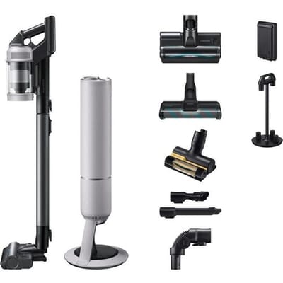 Samsung VS80F28DFP/WA Bespoke AI Jet Lite steelstofzuiger - 280 W zuigkracht - Clean Station - Tot 60 minuten gebruiksduur - Grijs