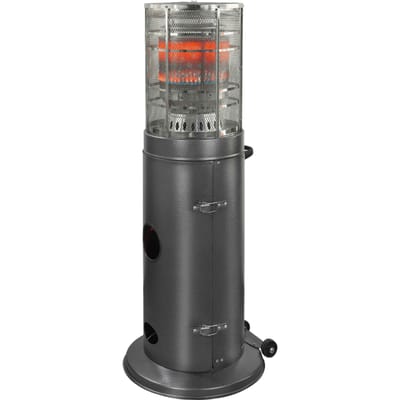 Eurom Area Lounge Terrasverwarmer - gas - staand - verrijdbaar - verwarmt tot 100 m² - max 13.000W