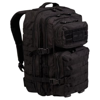 US Assault pack 20 L Zwart small