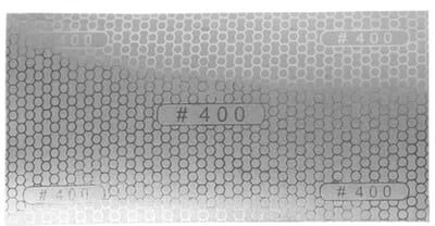 Allecto Plus - Diamantschuurpapier 400 grit zelfklevend voor metaal, keramiek en glas (200 x 100 mm) - Slijppapier voor precisiewerk - Schuurvellen met hoge korrelgrootte