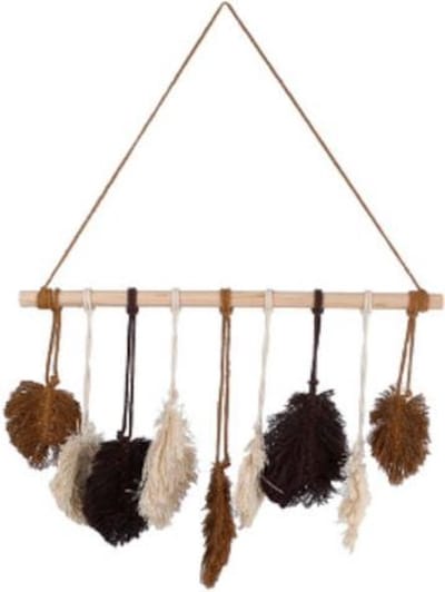 Gifts Amsterdam Wanddecoratie Leaf 87 X 63 Cm Hout Bruin