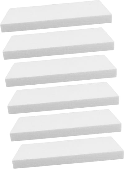 Foam Blokken Set - Modelleer Schuim - Creatieve Projecten - Makkelijk Te Snijden - 30.5 x 15 cm - Wit