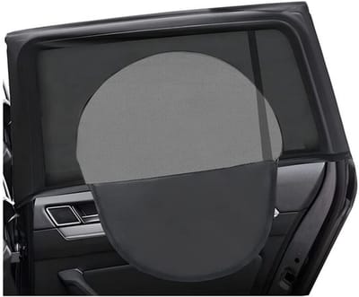 Store_7 - Auto-zonwering voor kinderen - UV-bescherming - Zwart