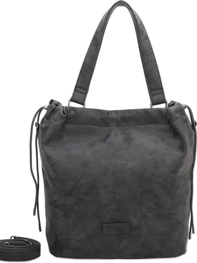 Fritzi aus Preußen Schoudertas Poppie02 Vintage Tote Bag Black Idol Zwart