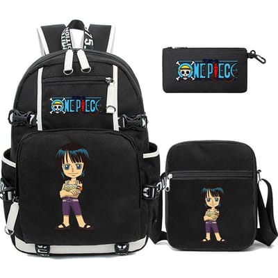 3 stks/set Anime Een Stuk Grote Capaciteit Rugzak Monkey D. Luffy tieners student schooltas jongen meisje rugzakken terug naar school