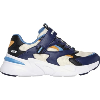 Skechers Bobsbamina Mesh-sportschoenen voor kinderen (Marine/Multikleurig)