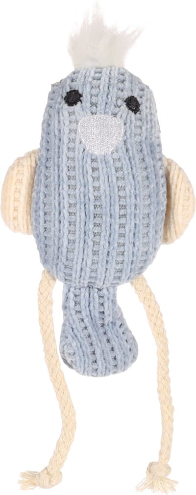 Flamingo Blaro - Speelgoed Katten - Ps Blaro Vogel Blauw 8x3,7x14,5cm - 1st - 138979 - 1st