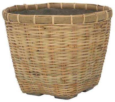 Pottery Pots - Plantenbak - (S) Enrico M - Ø40cm x H32.5cm - Indoor en Outdoor - Bamboo