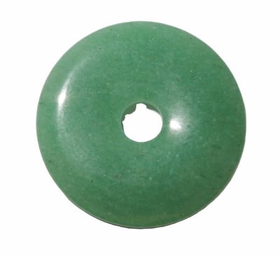 Aventurijn Donut Hanger (groot) 38 mm.