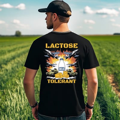 AGRIFANS® Lactose Tolerant - Heren T-shirt - S