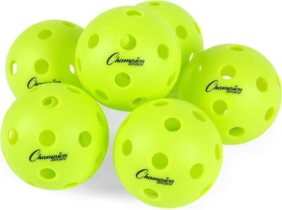 Pickleball Ballen voor Binnen - Officiële Maat en Gewicht - Duurzaam & Goedgekeurd