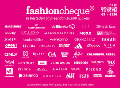 fashioncheque Fashion roze – Cadeaukaart 25 euro
