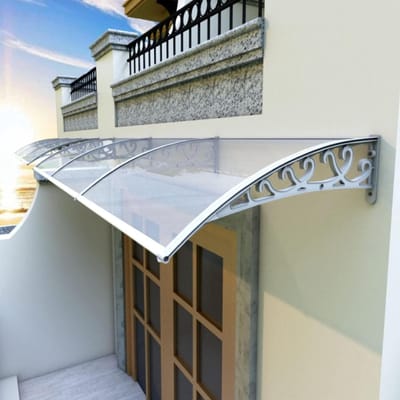 Tuinluifels, aluminium deurluifel luifel, duurzame regenopvang, veranda luifel, buitentuin luifel uv-bestendig/waterdicht, transparant polycarbonaat bord, voor terras, de