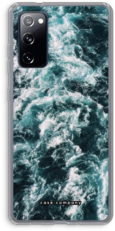 Hoesje geschikt voor Samsung Galaxy S20 FE / S20 FE 5G hoesje - Zee golf - Soft Cover Telefoonhoesje - Bescherming aan alle Kanten en Schermrand
