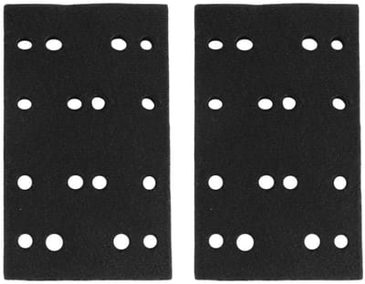Dailygoods- Schuurpad 2 Stuks - Zachte Sponsinterface - Compatibel met RTS 400/RS 400/RTSC 400 - Afmetingen 133x80 mm - Trillingsreductie - Verbeterde Afwerking - Schuurmachinepad