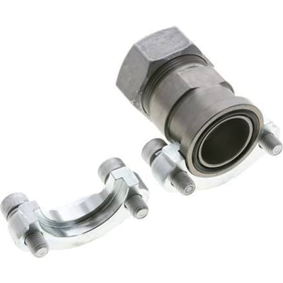 1-1/4'' SAE Flens 3000 psi Staal met 35L (M45x2) ISO 6162-1
