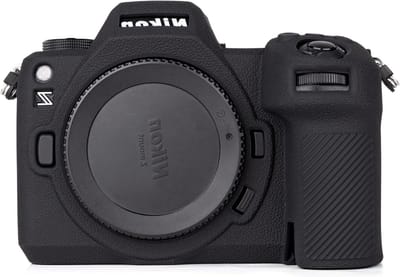 Zachte Silikonencase voor Nikon Z6 III Digitale Camera - Beschermende Hoes met Verbeterde Grip, Antislip en Antikras - Zwart, Ideaal voor Fotografie en Camera Bescherming