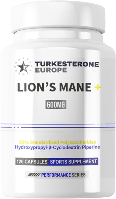 Lion's Mane+ (Hericium) 30% Polysaccharides met HydroPerine™ - 120 Capsules (600mg)