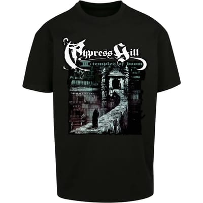 Mister Tee Cypress Hill - Temples of Boom Oversize Heren Tshirt - XL - Zwart