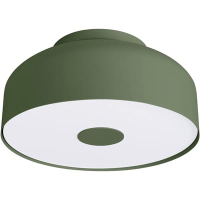 Sollux Lighting Wandlamp Omiq - E27 - olijfgroen - staal/PVC - 30x30x15cm