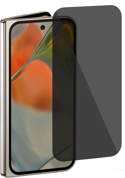 Geschikt voor Google Pixel 9 Pro Fold - Privacy Screenprotector - Beschermglas - Privé GuardCover