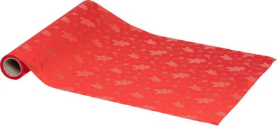 Fééric Lights and Christmas Kerst Loper - Tafelloper - 30x300cm - Rood