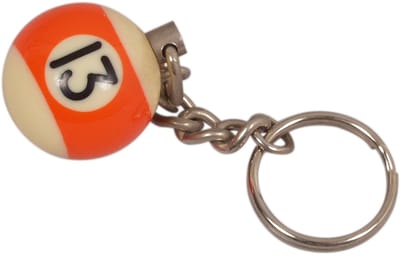 Sleutelhanger poolball 25 mm Nr. 13