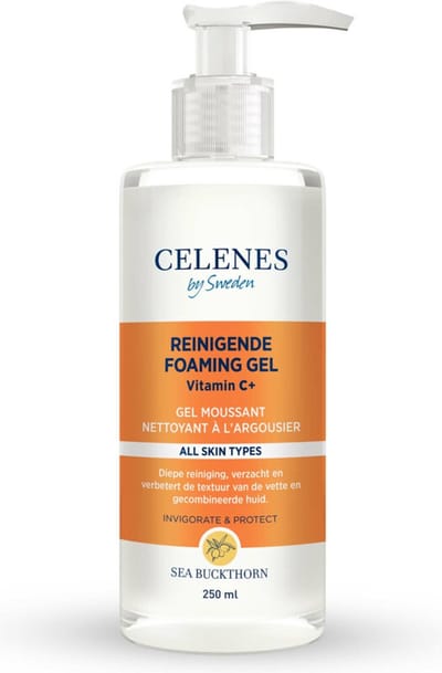 Celenes Duindoorn Reinigende Foam Gel Vettige / Combinatie Huid - 250 ml