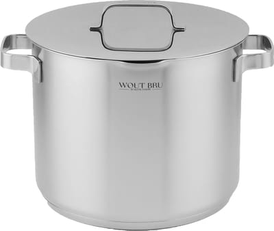 Wout Bru by Haute Cuisine - Inox soepkom - Ø26 cm - 10,5 L - Alle warmtebronnen