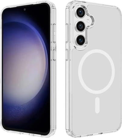 Geschikt voor Samsung Galaxy S23 FE 5G - Back Cover - Geschikt voor Mag Hoesje - Transparant