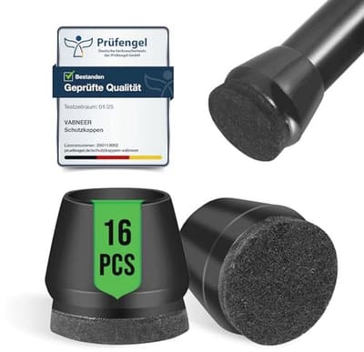 Ronde siliconen vloerbeschermers voor stoelpoot - 16 stuks - 18-20 mm