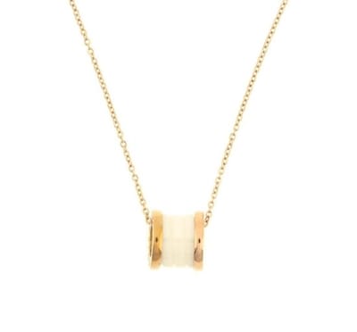 Behave Dames Ketting - Goudkleur Stainless Steel 40 cm - Nikkelvrij, Handgemaakt