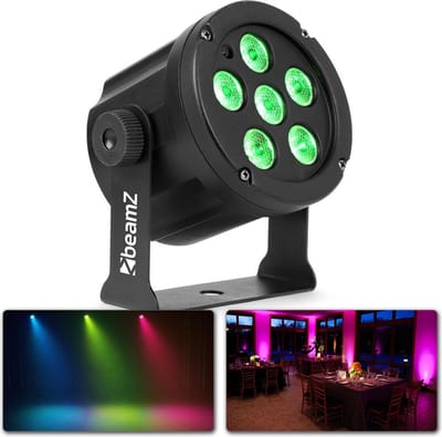 BeamZ SlimPar30 - Compacte LED spot voor sfeerlicht in zalen, op podia, clubs, etc.