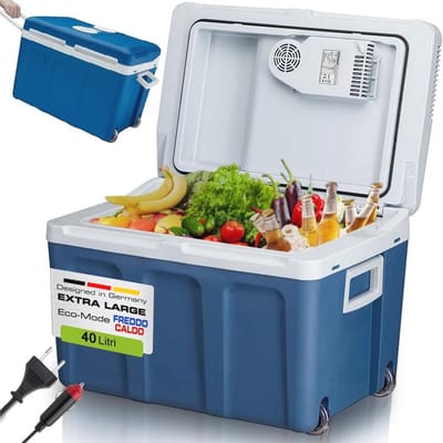 Draagbare elektrische koelkast voor auto en camping - 40 liter mini-koelkast met warm- en koudfunctie