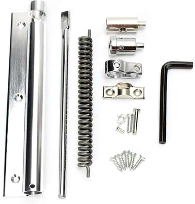 Automatische Deursluiter - Zelfsluitend Scharnier - Deur Dichtdoen - Roestvrij Staal 304 - 10x10x10 mm - Paars