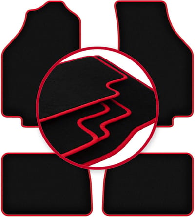 CARLUX-RED automatten voor: Honda Civic IV hatchback (1987-1991)