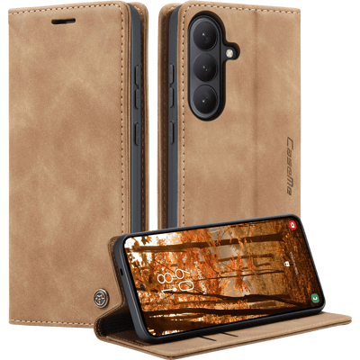 Caseme Samsung Galaxy S26 Business Bookcase Hoesje Bruin