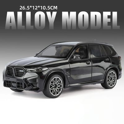 1:18 Grandes Maquettes de Voiture Mini Cooper S X5M Jouet Glissant vers l'Avant Véhicules à Suspension Amortie Modèles Jouets à Haute Simulation Ornements Cadeaux