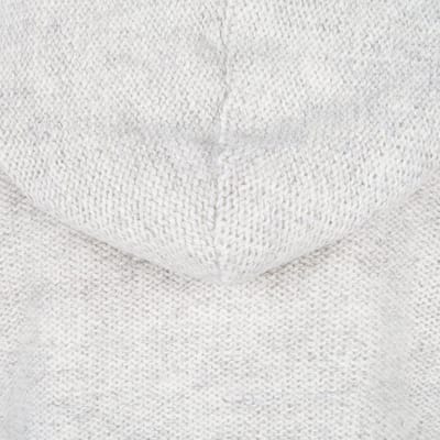 Gebreid Wollen Dames Vest van Schapenwol met Katoenen Voering en afneembare capuchon - SHAKALOHA - W Supermodel ZH S