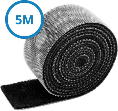 Ugreen - Kabel Organiser - Kabelbinders - Klittenband - 5 Meter - Zwart