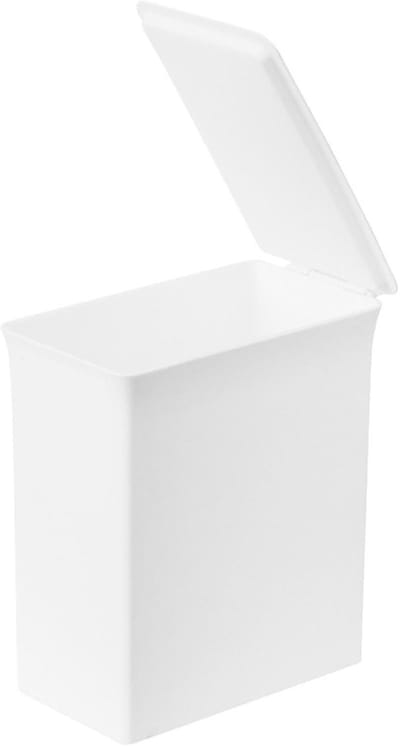 Dailygoods- Waspoederdoos Stofdicht Deksel - Opbergdoos voor Wasmiddel - Compact Formaat - Vervangbare Doos - Geschikt voor Waspods - Plastic Materiaal