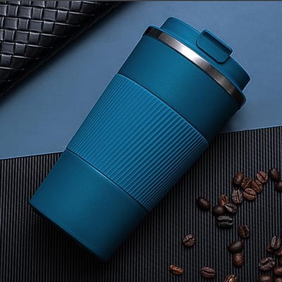 510ml Dubbele roestvrijstalen 304 koffie thermosbeker lekvrij antislip auto vacuümfles reis thermische beker waterfles 510ml