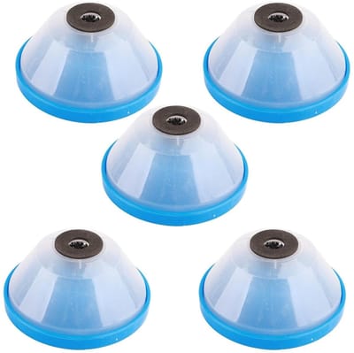 Boorstofkom - Stofvanger Gatenzaag - Stofvrij Boren - Vergrendelbaar Deksel - 5 Stuks - Blauw