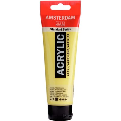Amsterdam Standard Series Acrylverf Tube 120 ml Nikkeltitaangeel 274