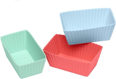 Famanu – Compacte siliconen bakvorm voor kleine cakes en desserts in pastelkleuren