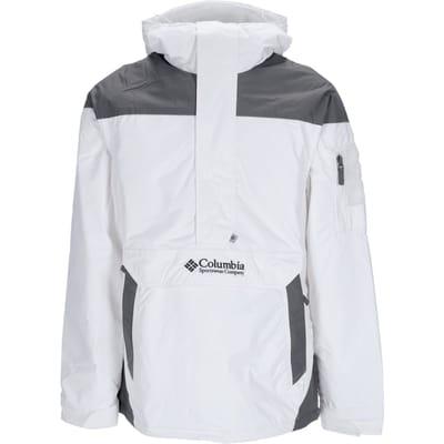 Heren pulloverjack Challenger Pullover wit/stadsgrijs