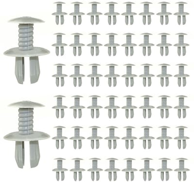 VT Goods - Panel Clips - Vervangingsclips - Duurzaam en betrouwbaar - Grijs - Klemmen voor VW T4 T5 - 50 stuks - Perfect voor carrosserie en trim